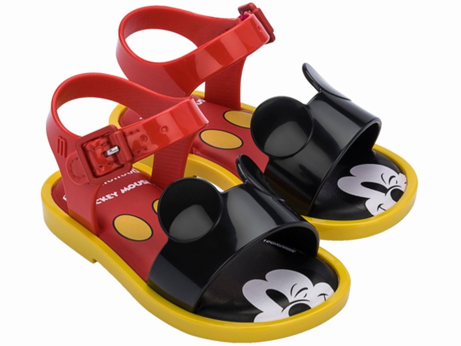 Sandalias Mini Melissa Disney Mar Mickey Bebe - Rojas - Argentina CRQ-061453